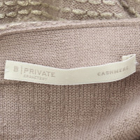 B Private Jupe tricot en mauve-or