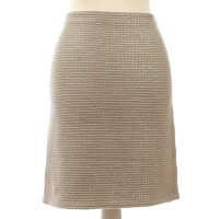 B Private Knit skirt in mauve-gold