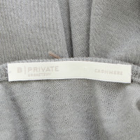 B Private Cardigan gris avec ressorts