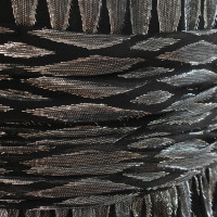 Halston Heritage Robe en soie avec motif losange