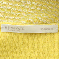 B Private Yellow dress made of cashmere and silk