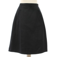 Bottega Veneta Black skirt with inverted pleat