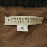 Bottega Veneta Zwarte rok met omgekeerde plooi