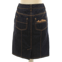 Louis Vuitton Jeans skirt dark denim