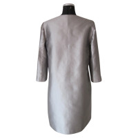 Tara Jarmon Silver coat with silk 