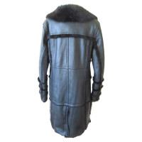 Strenesse Blue Black Tuscany Sheepskin coat