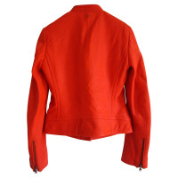 Joop! Red leather jacket, biker style