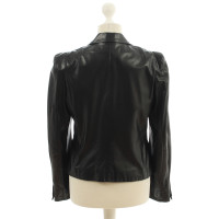 Marc Cain Leather jacket in black