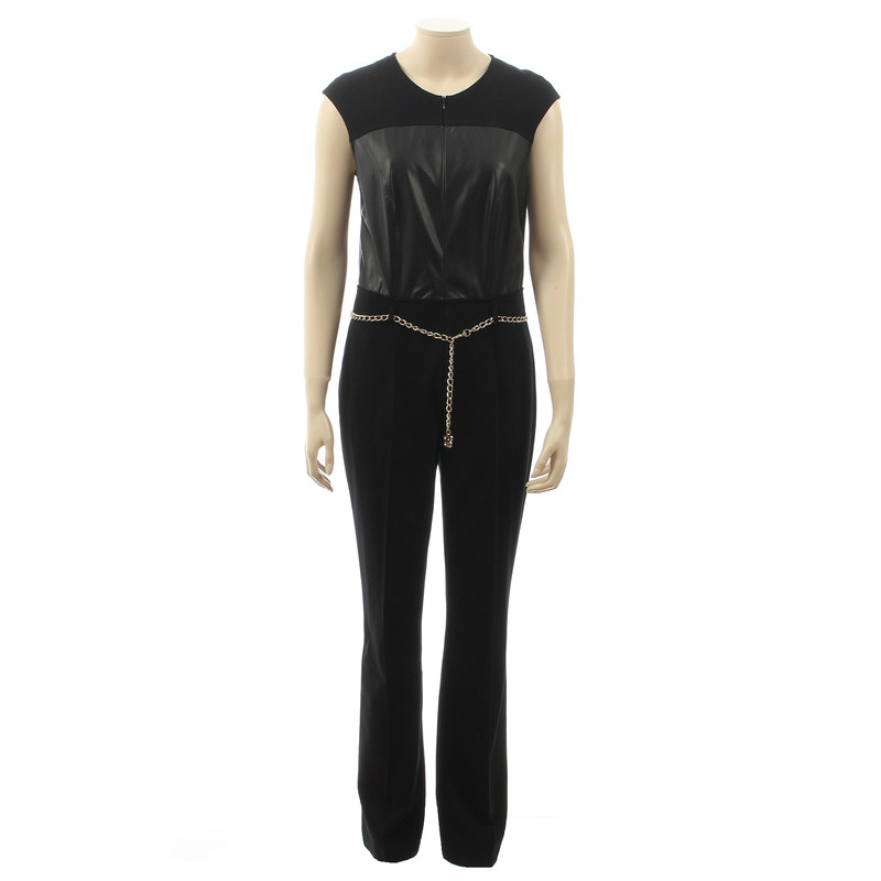 Basler Black jumpsuit with chain