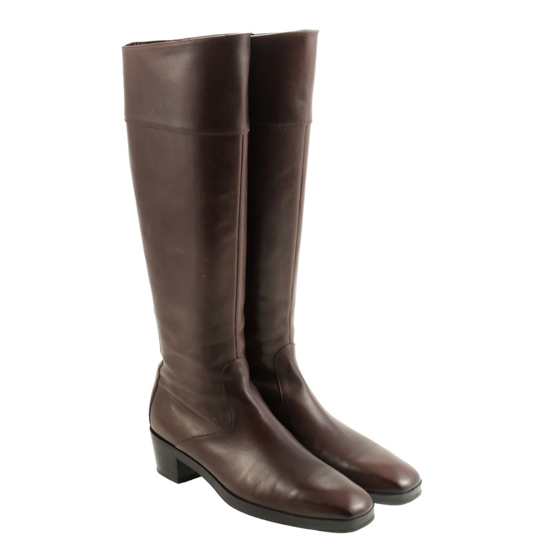 Balenciaga Boot in brown leather
