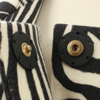 Versace Coat zebra design 