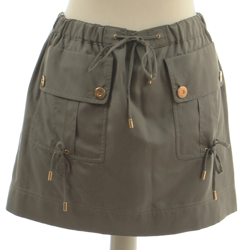 Gucci Silk skirt in olive
