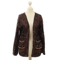 By Malene Birger Sequins Cardigan with chain
