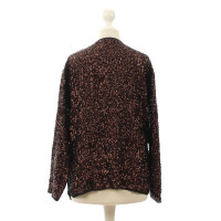By Malene Birger Sequins Cardigan with chain