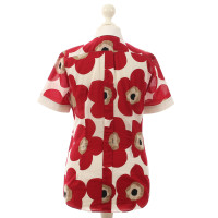 Dolce & Gabbana Short-sleeved blouse with floral print