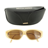 Moschino Cremefarbene Sonnenbrille 