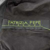 Patrizia Pepe Jacket with leather in grey