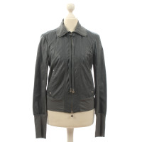 Patrizia Pepe Jacket with leather in grey