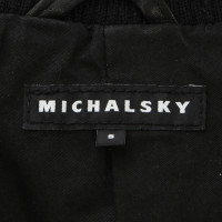 Michalsky Veste en cuir noir