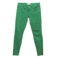 Current Elliott Green jeans « Skinny de la cheville »