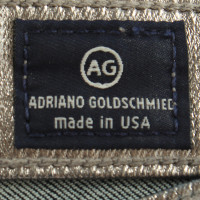 Adriano Goldschmied Argent métallique jeans