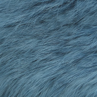 Yves Salomon Veste de fourrure en bleu