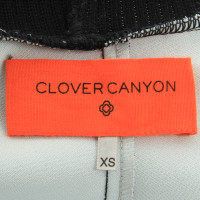 Clover Canyon Zwarte afdrukken trui jurk