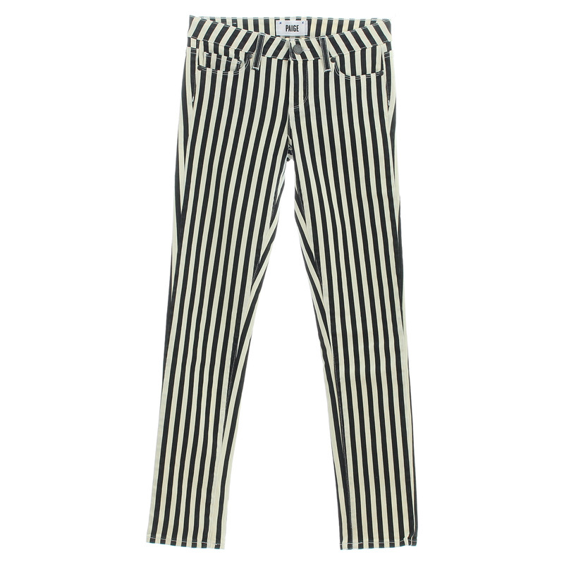 Paige Jeans Skinny Jeans with stripe