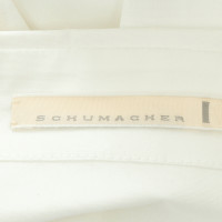 Schumacher Weiße Bluse mit Seide