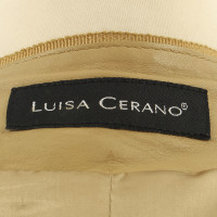 Luisa Cerano Lederen jas in beige
