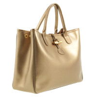 Longchamp 'Roseau' shoulder bag in gold