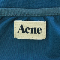Acne Top stretch in teal blue 