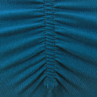 Acne Stretch top in teal blue 