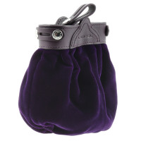 Lancel Small bag pouch made of velvet 