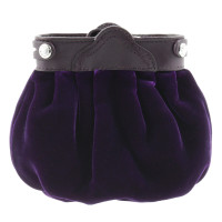 Lancel Small bag pouch made of velvet 