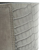 Max Mara Waist belt with reptile embossing