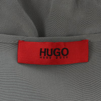 Hugo Boss Light grey silk top