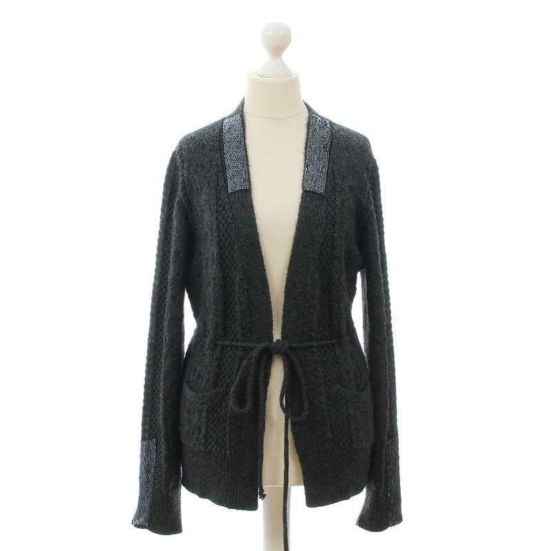 Schumacher Strickjacke mit Pailletten