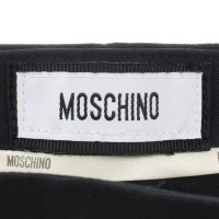Moschino Black trousers with bridge