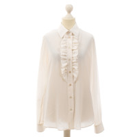 Moschino Silk blouse with Ruffles
