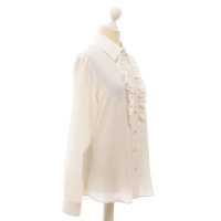 Moschino Silk blouse with Ruffles