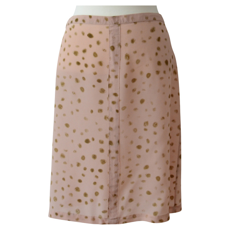 Humanoid Eileen polka dots skirt crepe silk