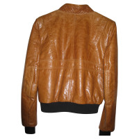 Balenciaga Leather jacket in Brown