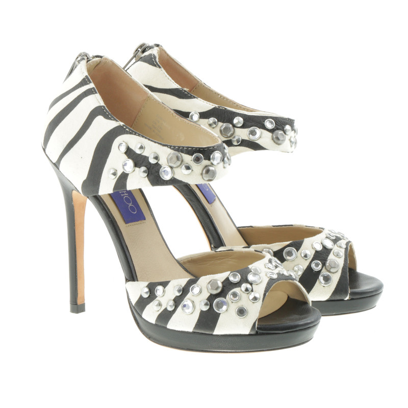Jimmy Choo For H&M Sandals with Zebra design