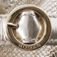 Hogan Borsa a mano in look metallico