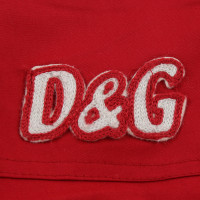 D&G 7/8 pants in red