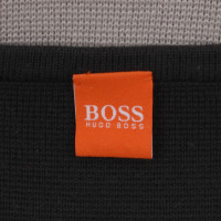 Hugo Boss Bicolor-Kleid in Grau-Schwarz