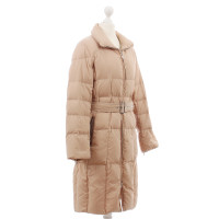 Bogner Padded quilted coat in nude