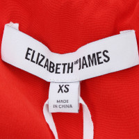 Elizabeth & James Wrapped silk top