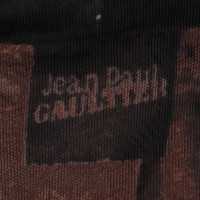 Jean Paul Gaultier top waterfall-collar